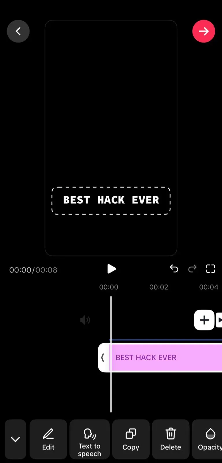 Add text and captions