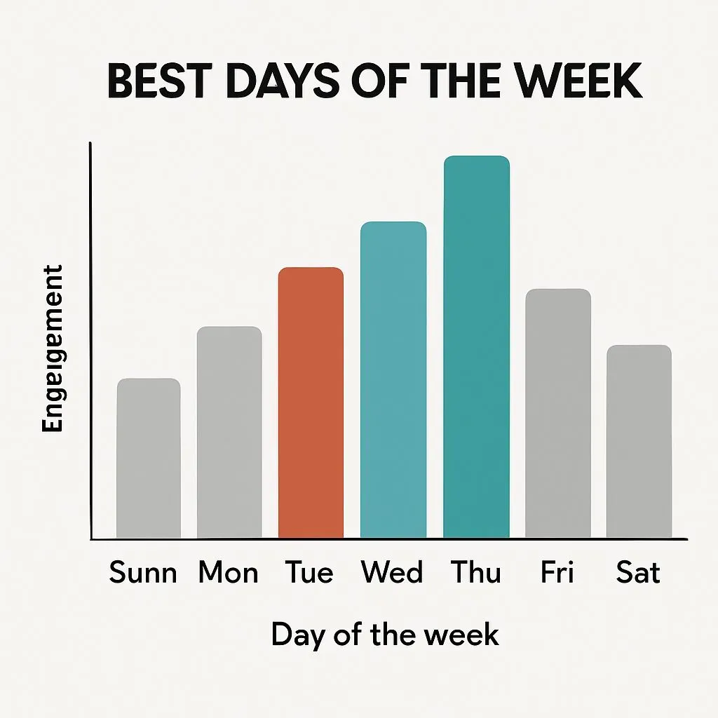 Best days of the week to post on TikTok