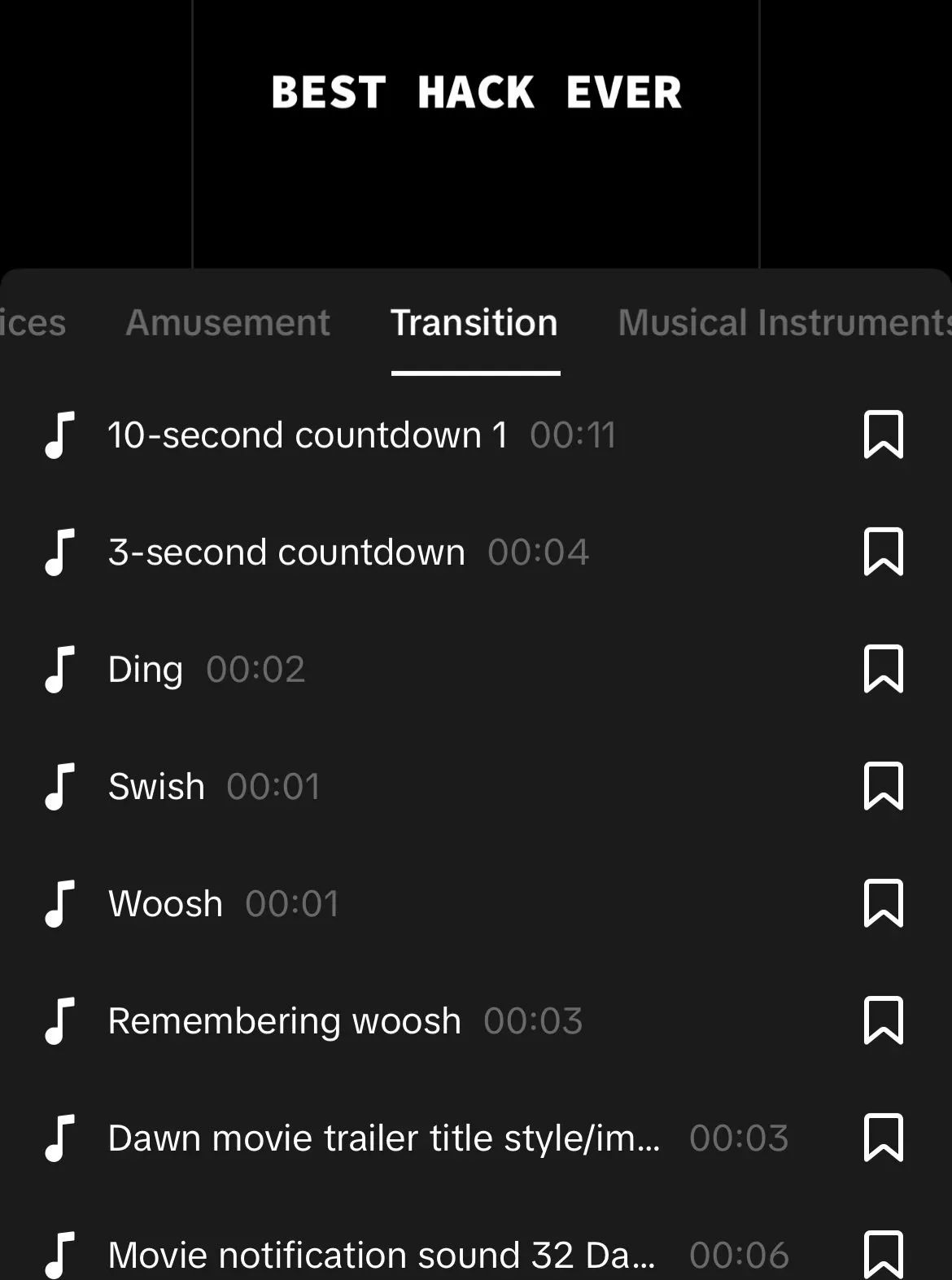 Sync edits with beat