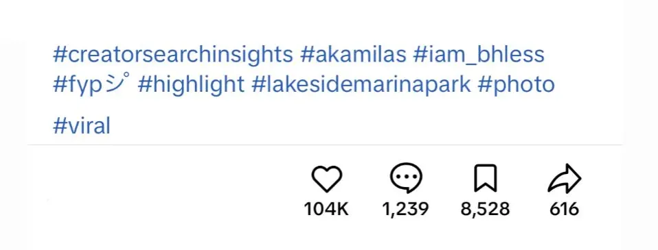 Hashtag success summary