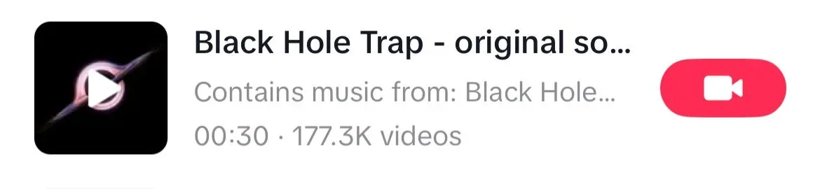 Black Hole Trap song