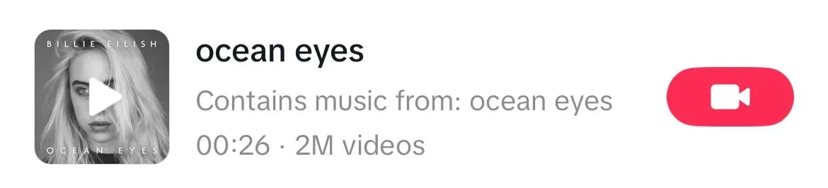 Ocean Eyes song