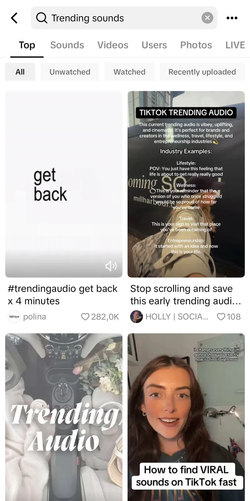 Trend newsletters and blogs