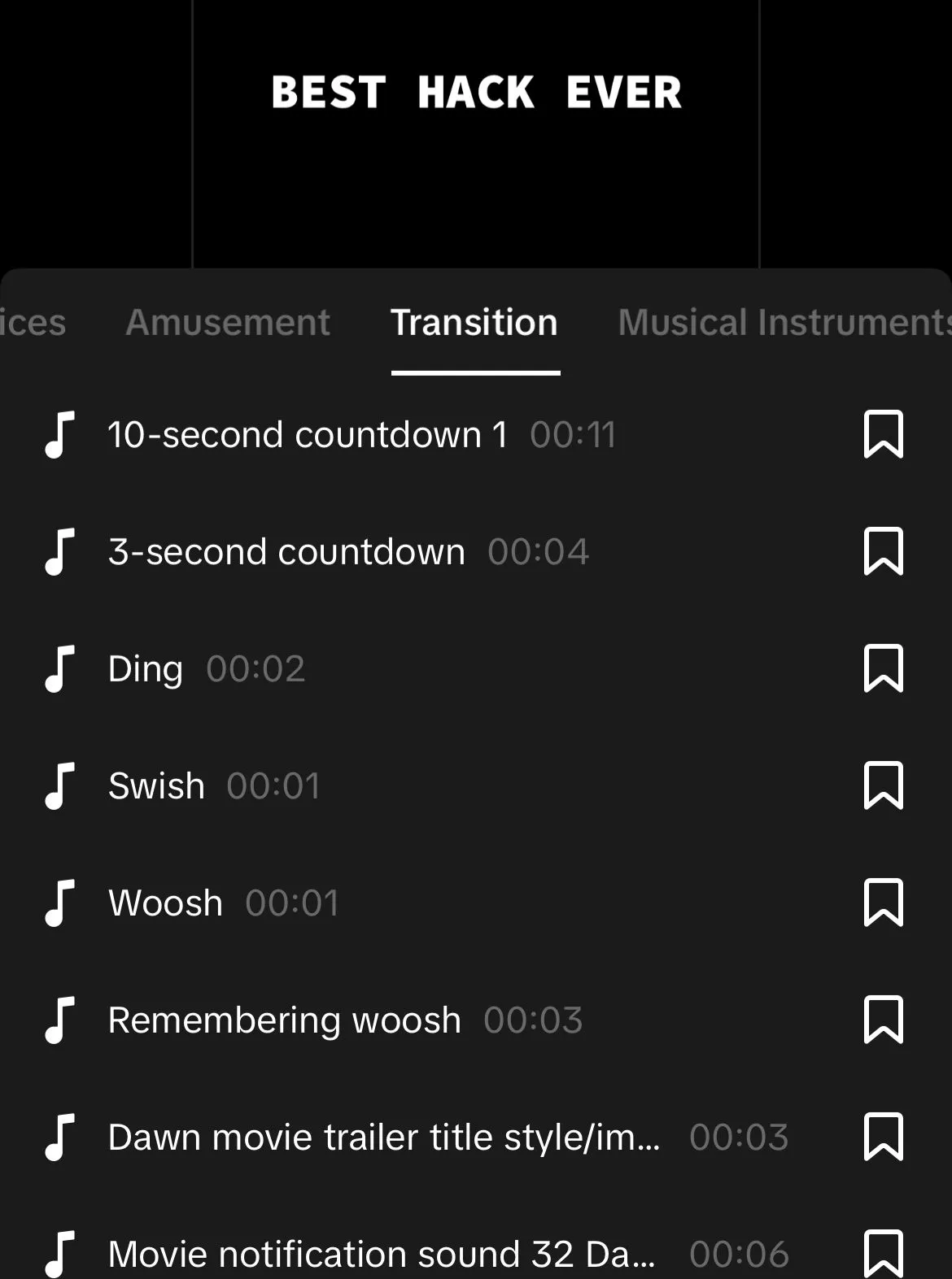 Sync edits with beat